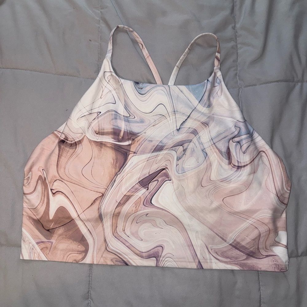 Old Navy Women’s Light Support PowerSoft Longline Sports Bra Size XXL